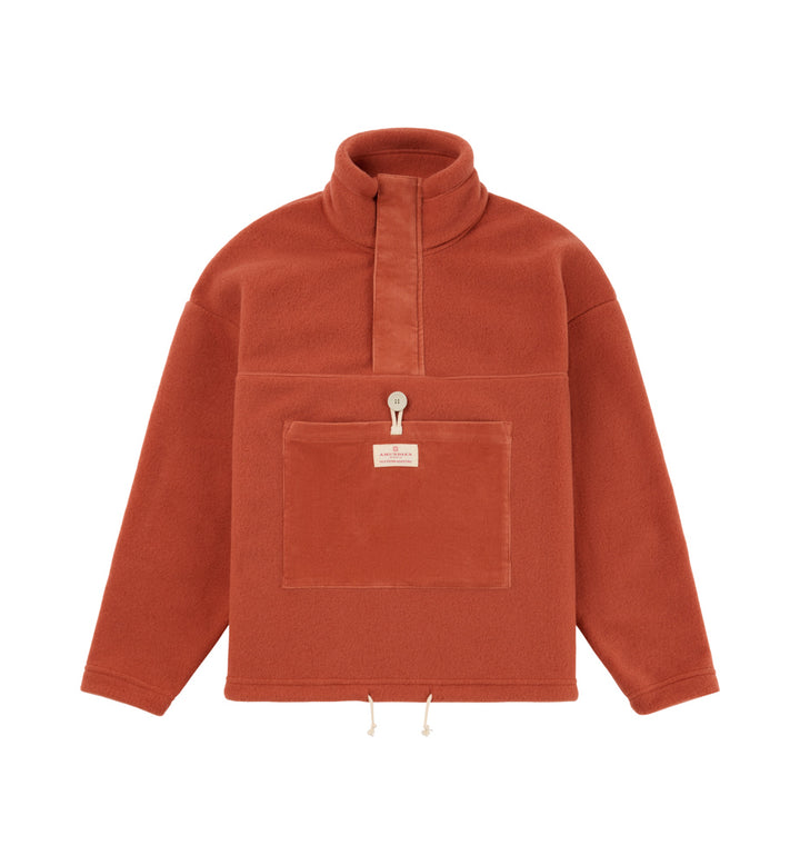 Amundsen Sports V-Bond Cord Fleece Womens Terra Red/Red