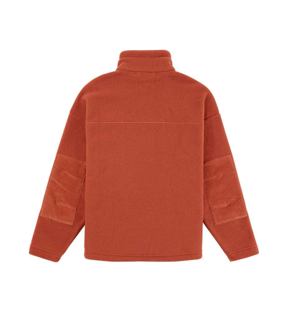 Amundsen Sports V-Bond Cord Fleece Womens Terra Red/Red