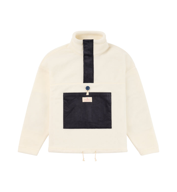 Amundsen Sports V-Bond Cord Fleece Womens Natural/Faded Navy