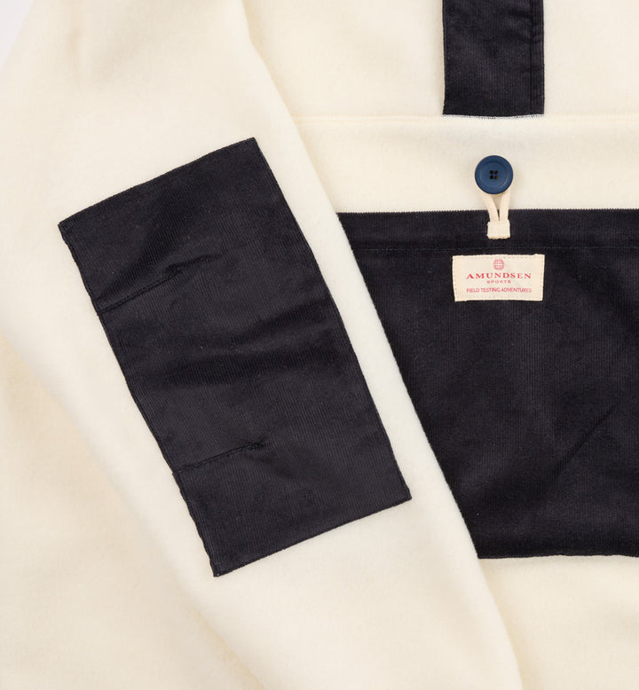Amundsen Sports V-Bond Cord Fleece Womens Natural/Faded Navy