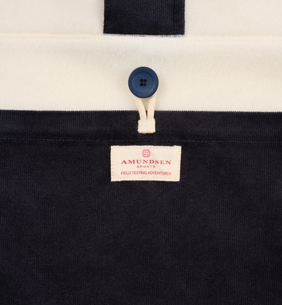 Amundsen Sports V-Bond Cord Fleece Womens Natural/Faded Navy