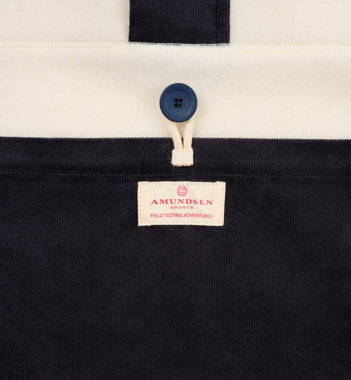 Amundsen Sports V-Bond Cord Fleece Womens Natural/Faded Navy