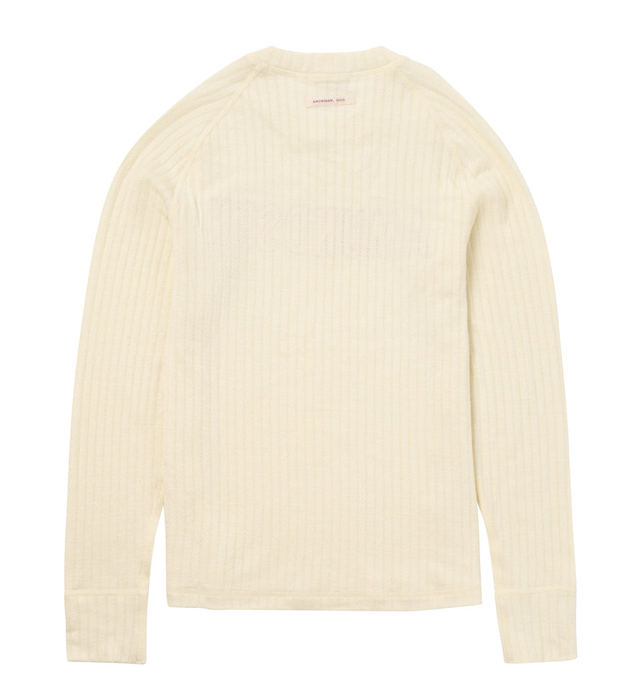 Amundsen Sports Hero's Hide Crew Neck Womens Natural/Logo