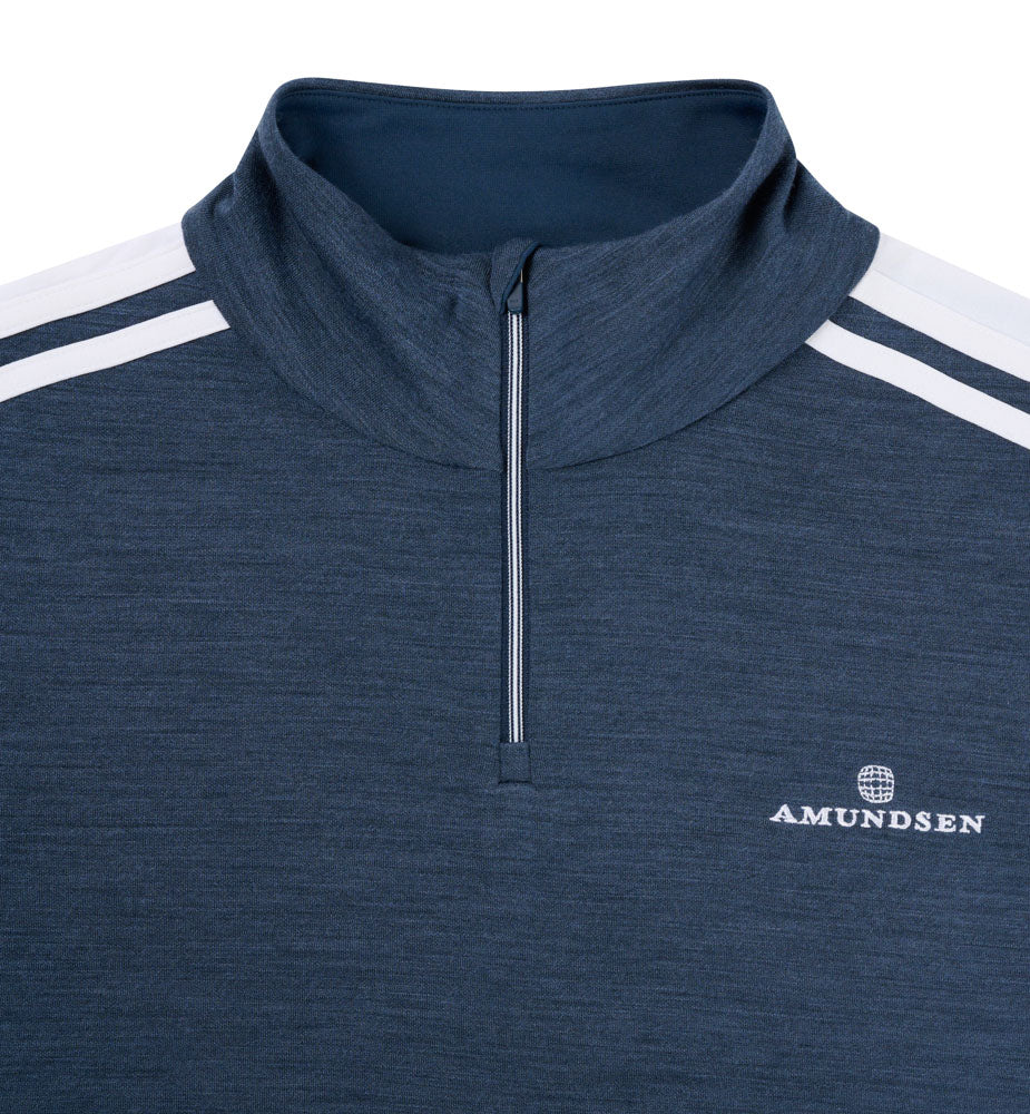 Amundsen Sports 5Mila Half-Zip Lines Womens Faded Navy