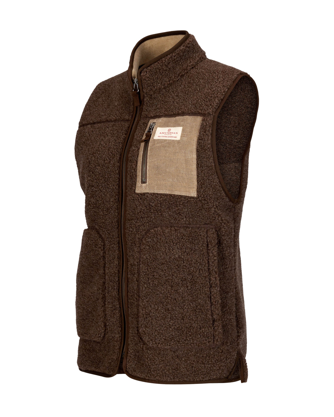 Amundsen Sports Heroes Wool Fleece Vest Womens Cowboy