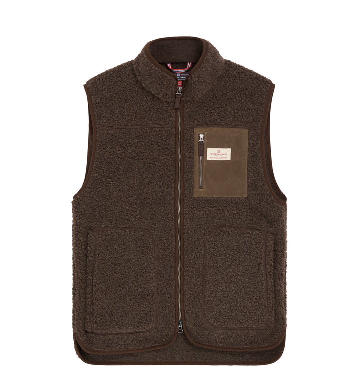 Amundsen Sports Heroes Wool Fleece Vest Womens Cowboy