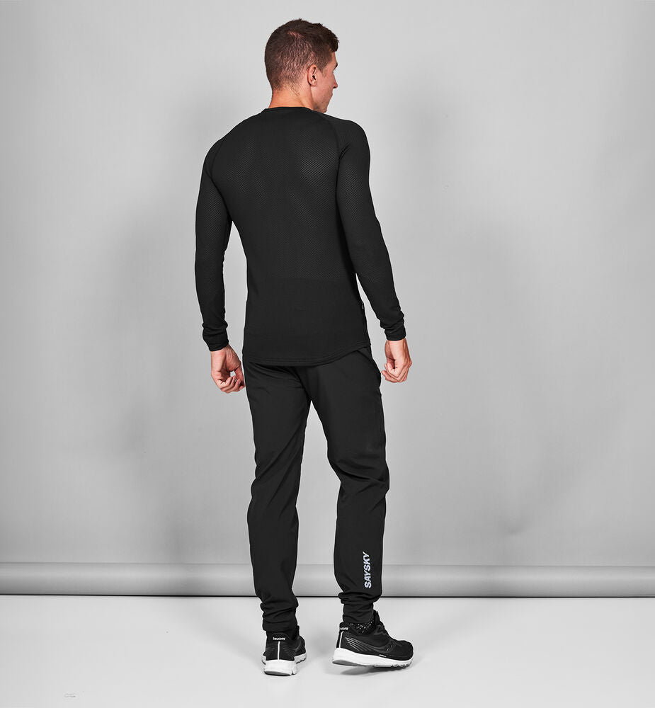 Saysky Mesh Base Layer Long Sleeve Black