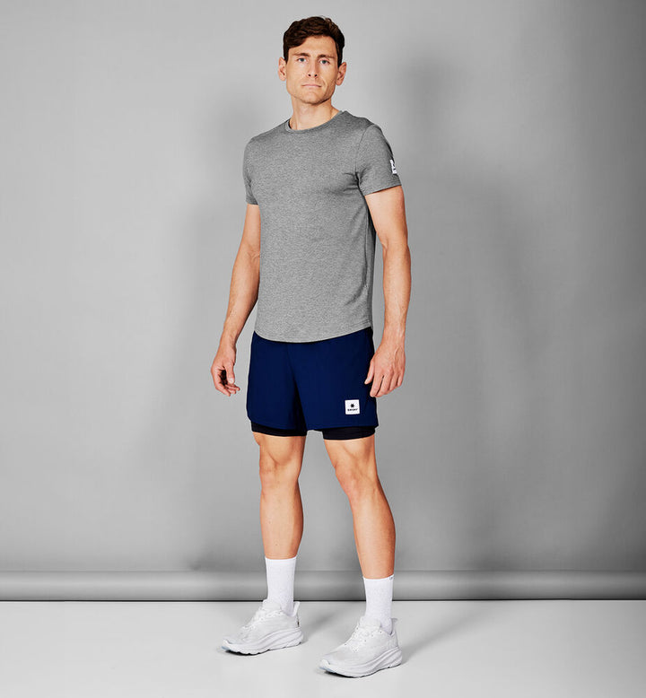 Saysky 2 in 1 Pace Shorts 5" Blue