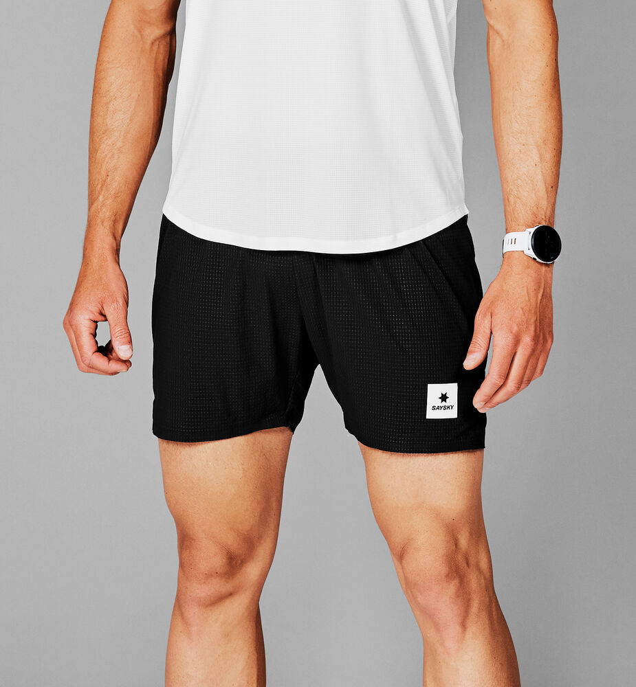 Saysky Flow Shorts 5" Black