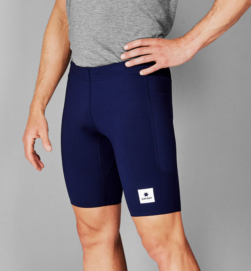 Saysky Combat+ Short Tights 9" Blue