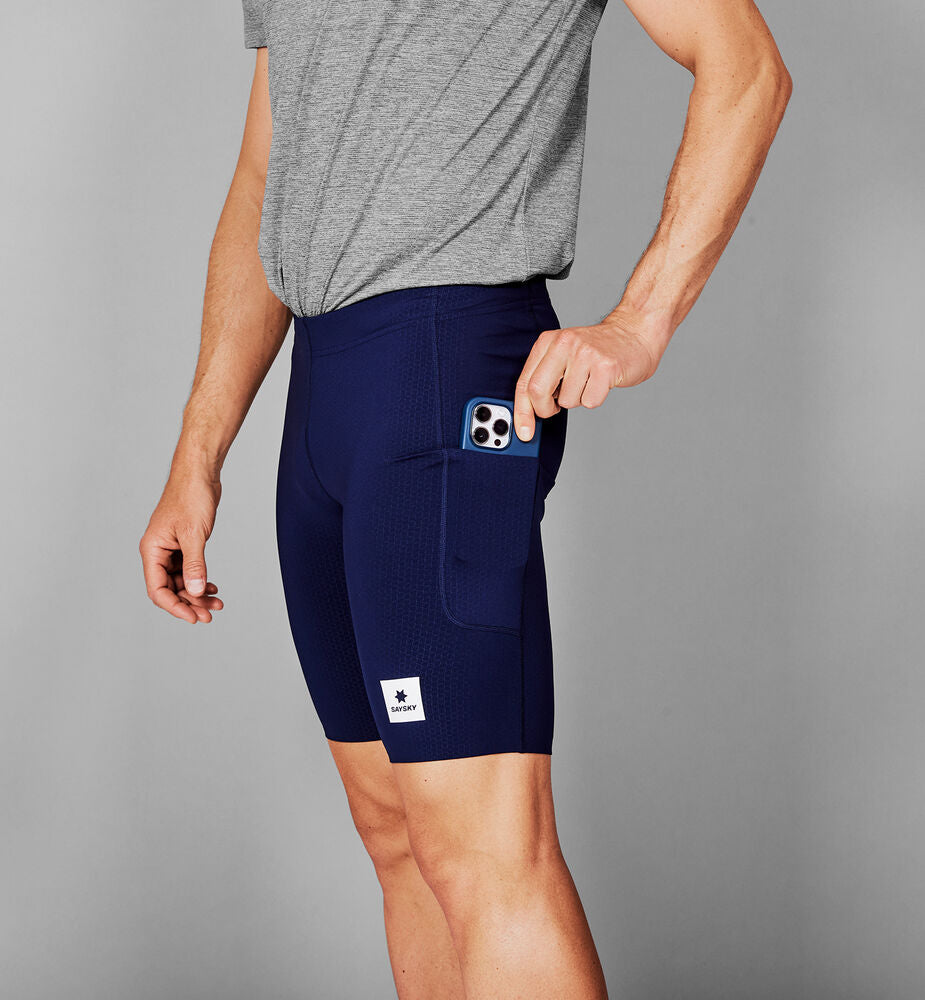 Saysky Combat+ Short Tights 9" Blue