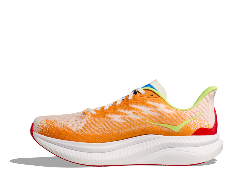 Hoka M MACH 6 WIDE White / Solar Flare