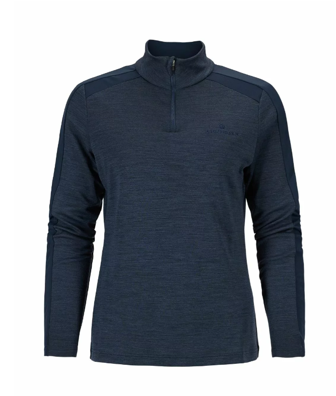 Amundsen Sports 5Mila Half Zip Womens Faded Navy