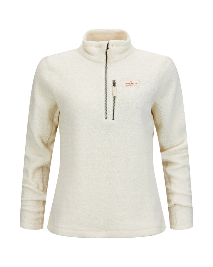 Amundsen Sports Hut Half Zip Womens Oatmeal