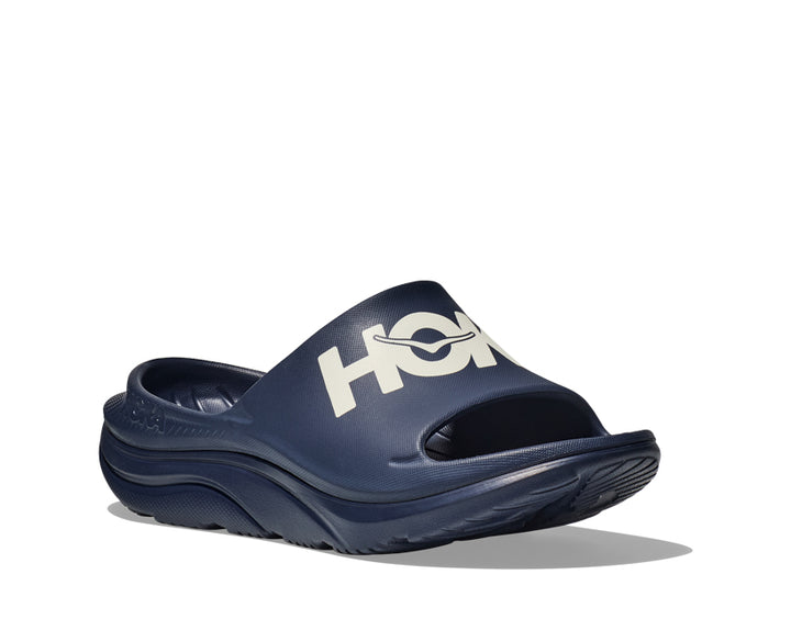 Hoka U ORA ATHLETIC SLIDE Varsity Navy / White