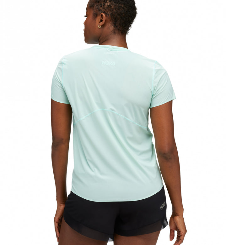 Hoka W AIROLITE RUN SHORT SLEEVE Cloudless