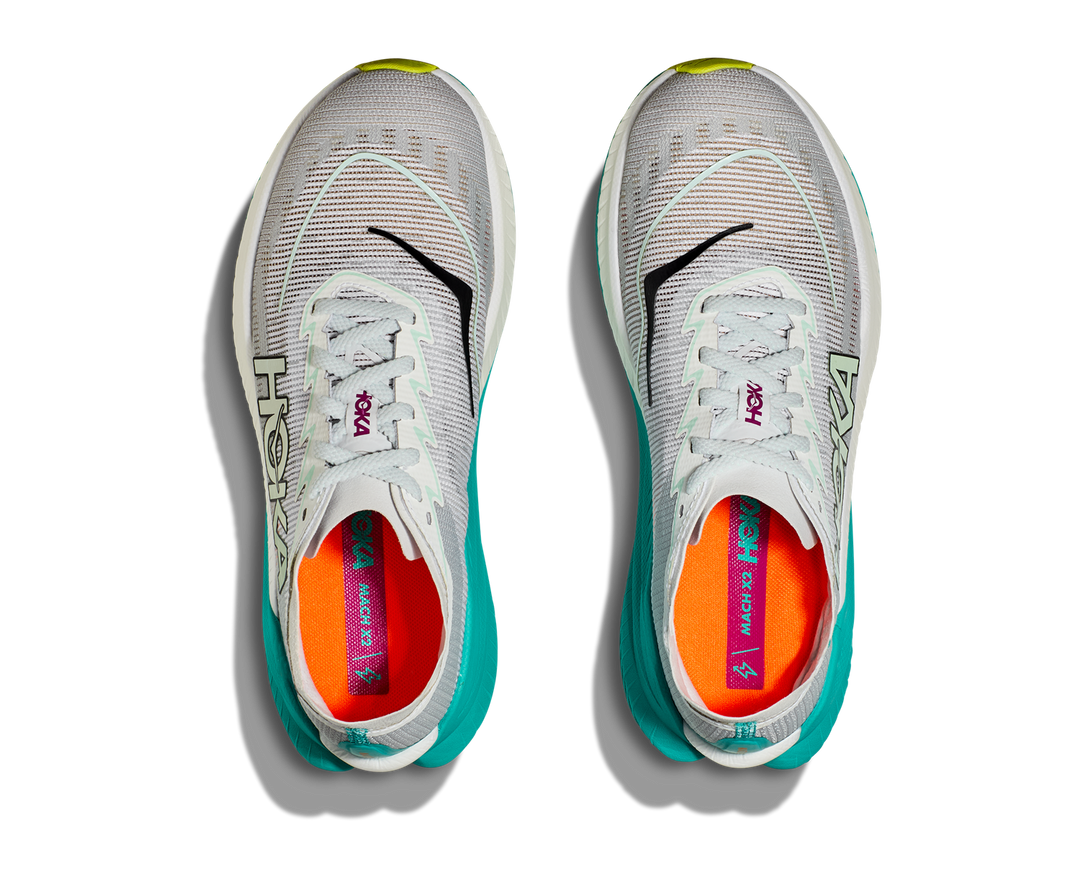 Hoka W MACH X 2 Frost / Electric Aqua