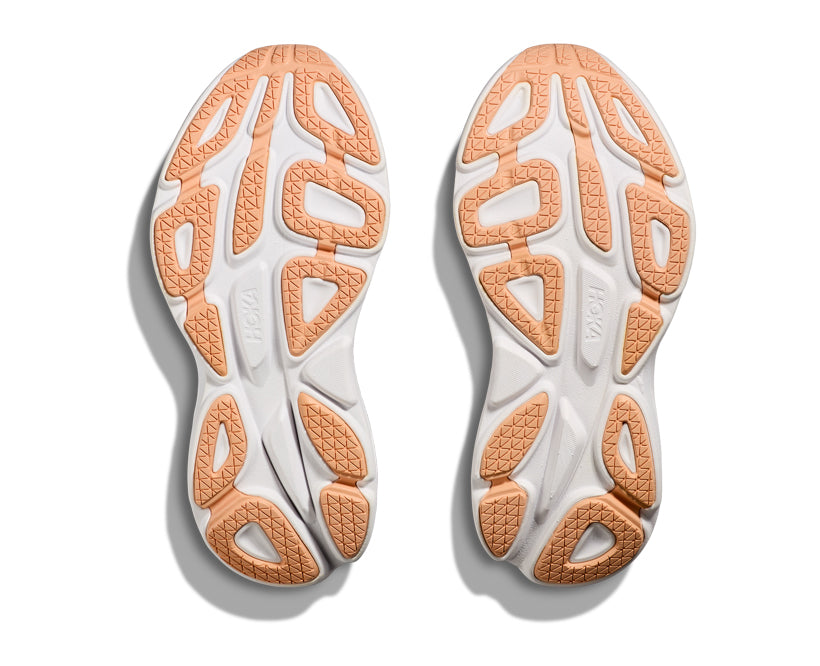 Hoka W BONDI 8 White / Cantaloupe