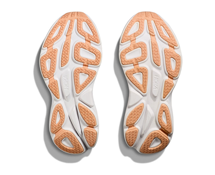 Hoka W BONDI 8 White / Cantaloupe