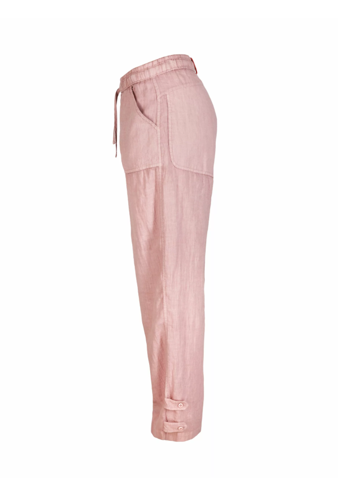 Amundsen Sports Safari Linen Pants Womens Faded Peony Pink