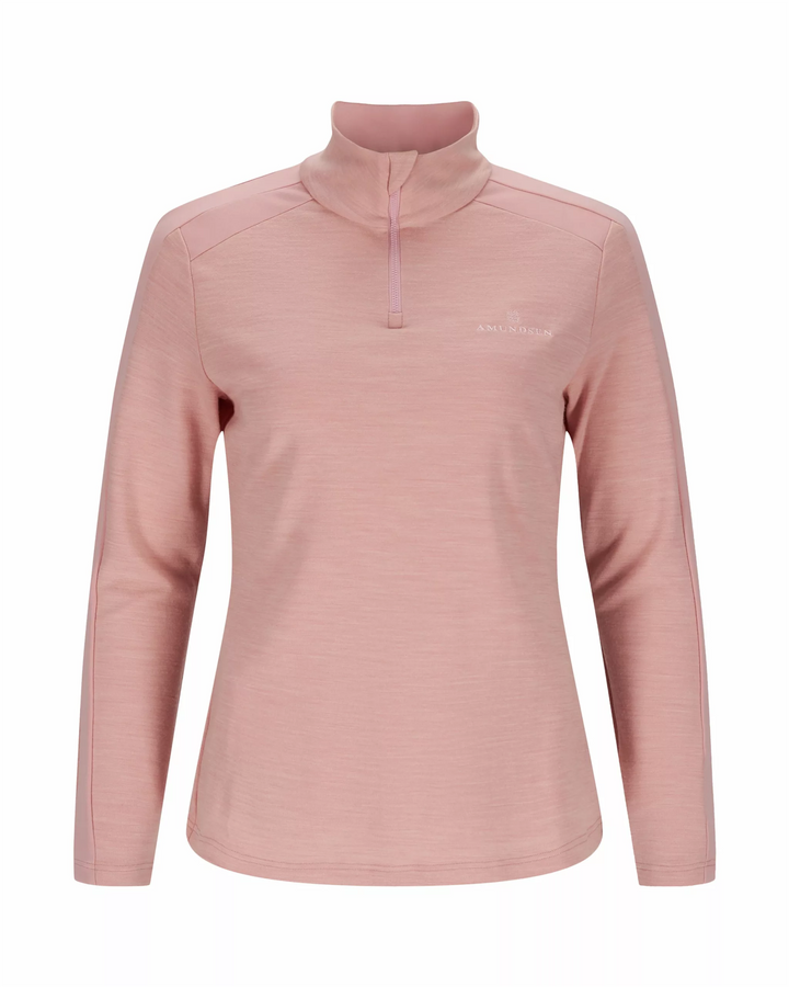 Amundsen Sports 5Mila Half Zip Womens Blush Pink