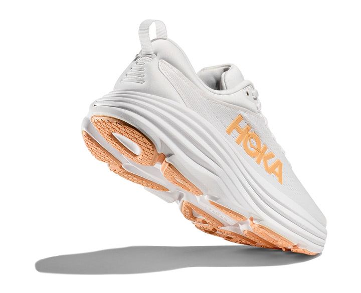 Hoka W BONDI 8 White / Cantaloupe