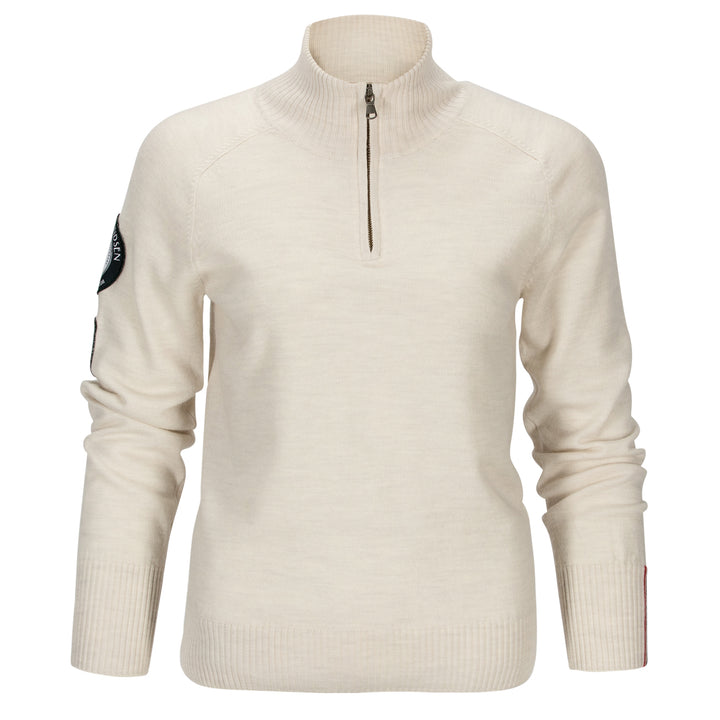 Amundsen Sports Peak Half Zip Womens Oatmeal