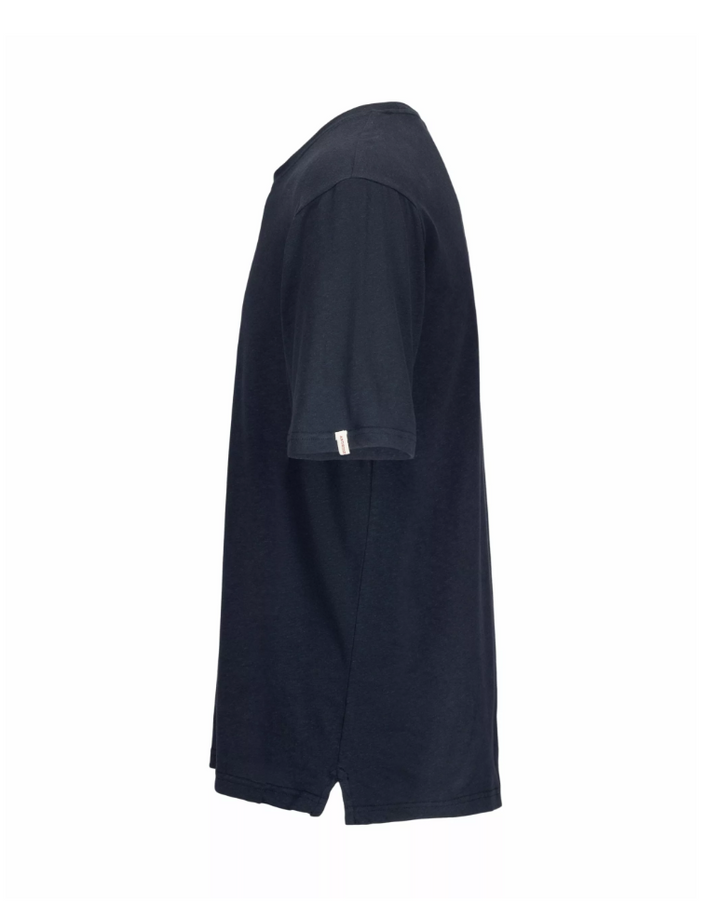 Amundsen Sports Linen Tee Mens Faded Navy