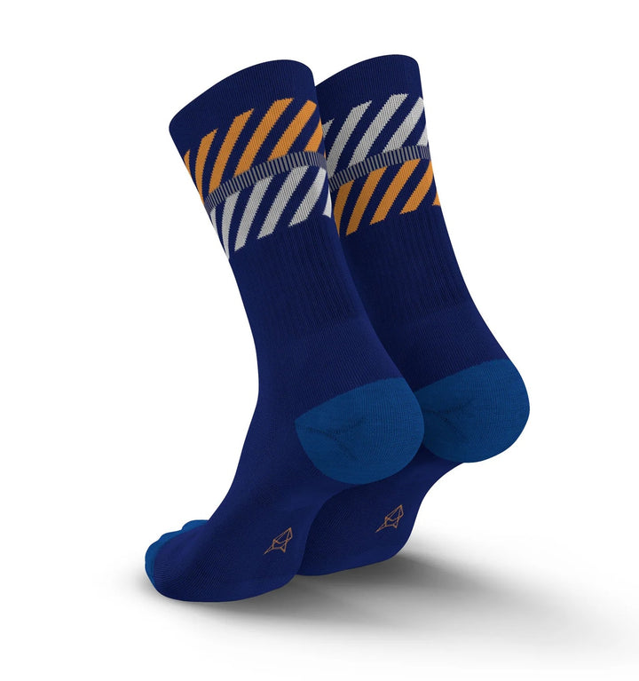 Incylence MERINO LIGHT LANES NAVY ORANGE Navy Orange