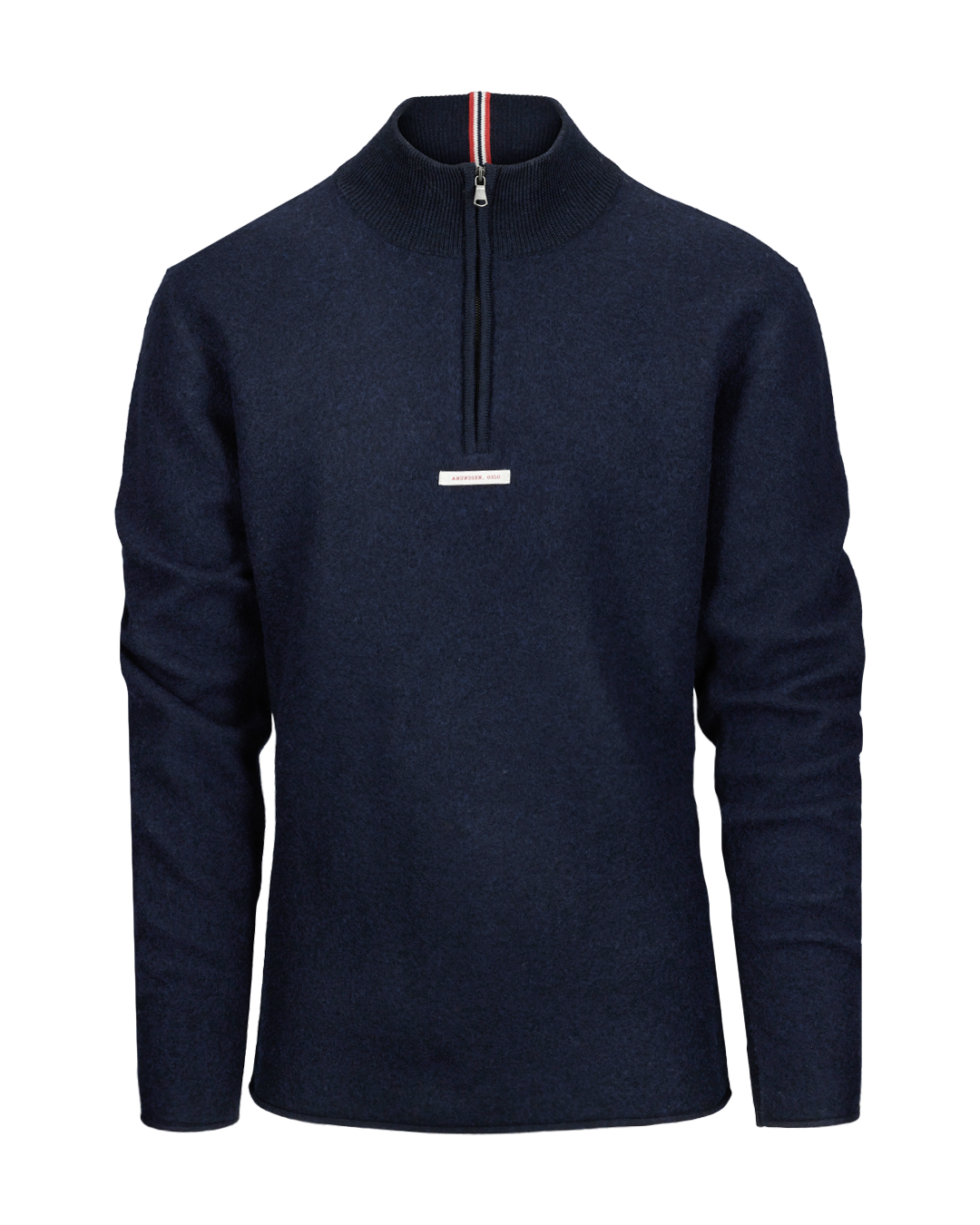 Amundsen Sports Boiled Half Zip Mens Faded Navy