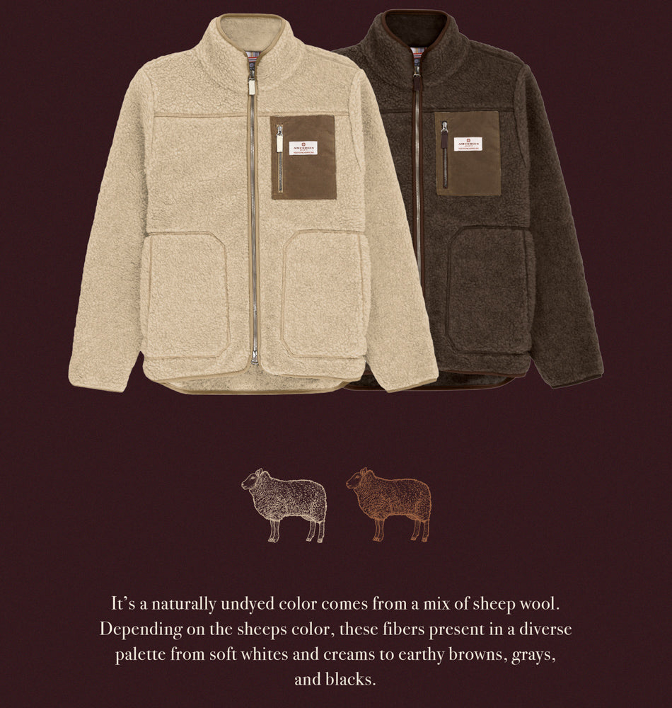 Amundsen Sports Heroes Wool Fleece Jacket Womens Natural