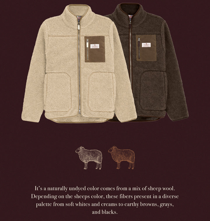 Amundsen Sports Heroes Wool Fleece Jacket Womens Natural