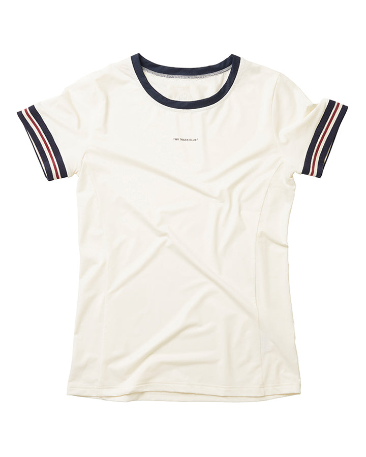 YMR Track Club Utö Lds Performance T-shirt Off-White