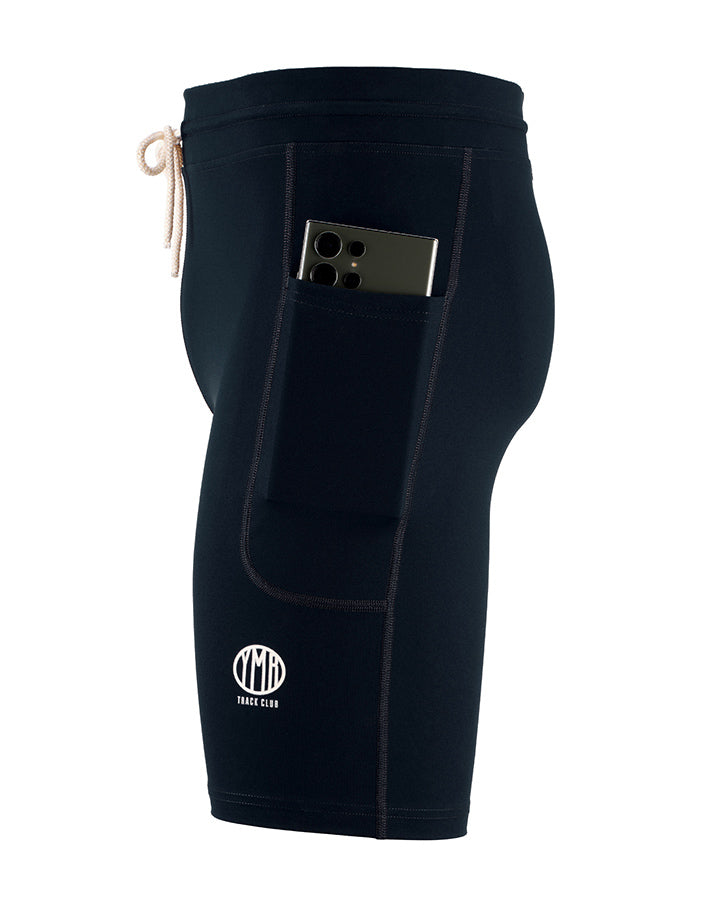 YMR Track Club Bäckaryd Men's Mid Tights Black