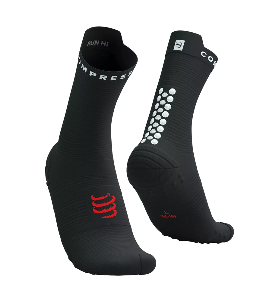Compressport Pro Racing Socks V4.0 Run High Black/White
