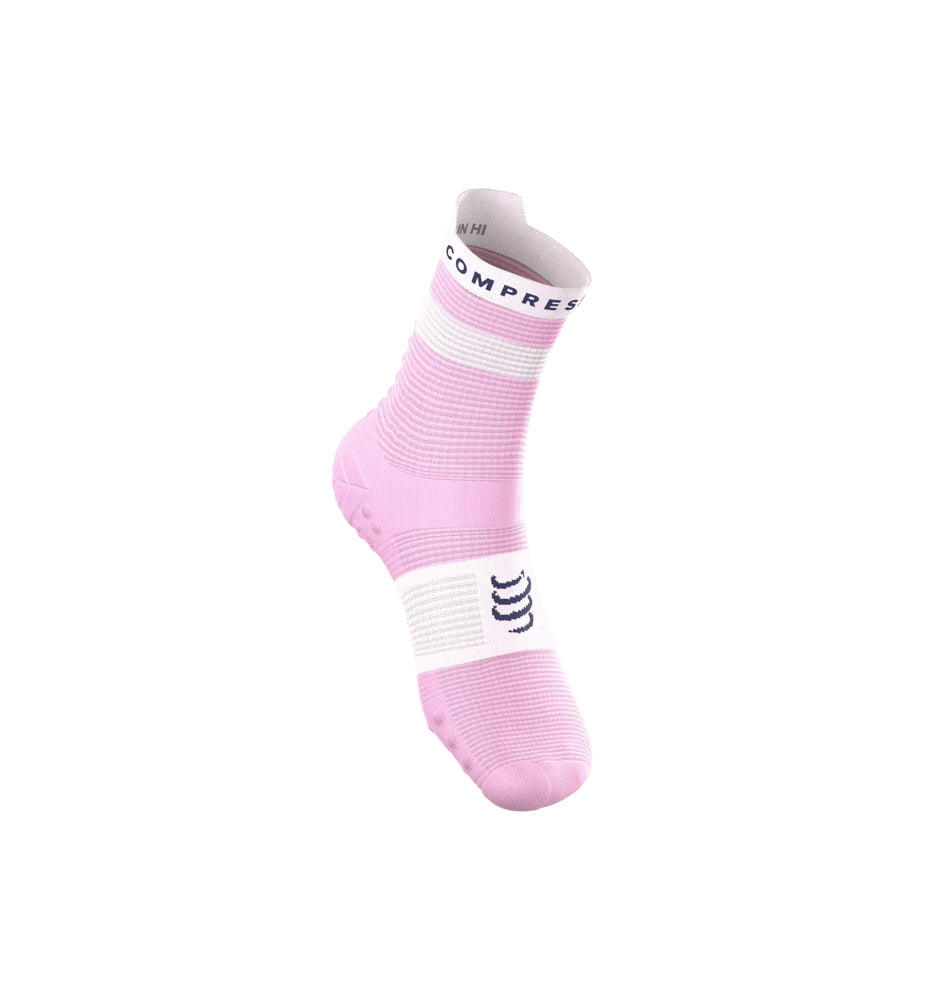 Compressport Pro Racing Socks V4.0 Run High Orchid/White