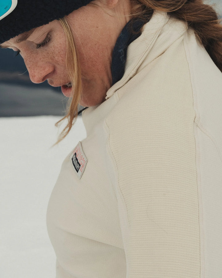 Amundsen Sports Mountain Airy Half Zip Womens Oatmeal