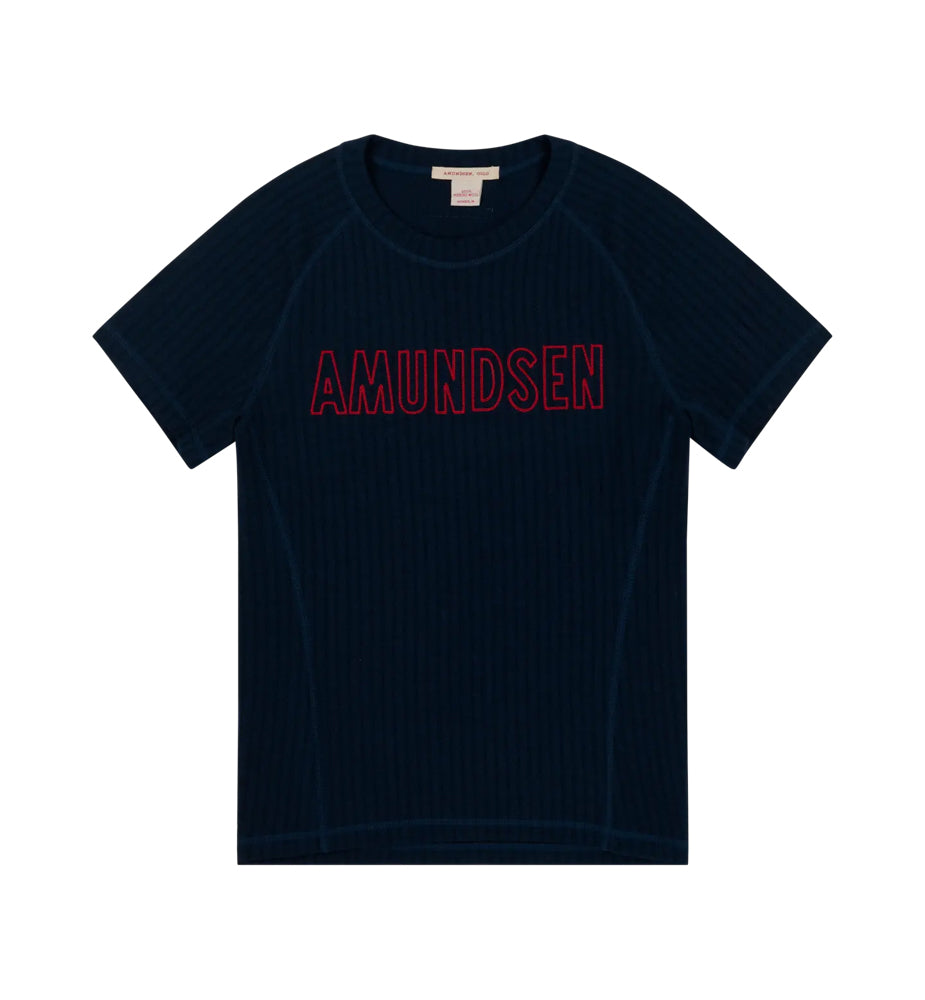 Amundsen Sports Hero's Hide Tee Womens Faded Navy/Logo