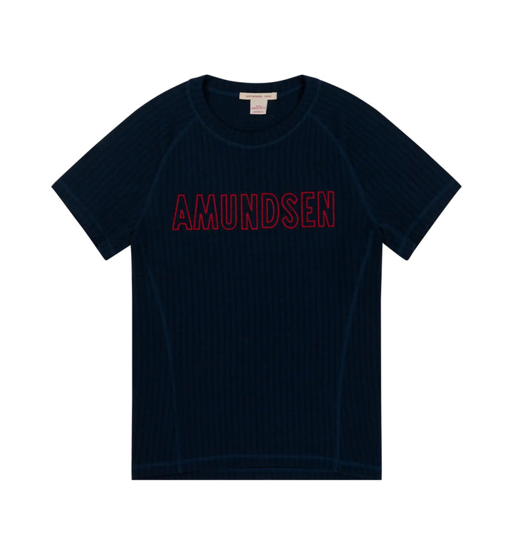 Amundsen Sports Hero's Hide Tee Womens Faded Navy/Logo