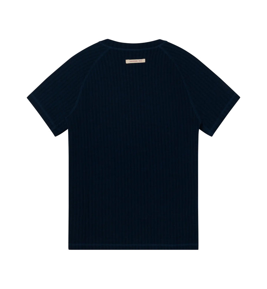 Amundsen Sports Hero's Hide Tee Womens Faded Navy/Logo