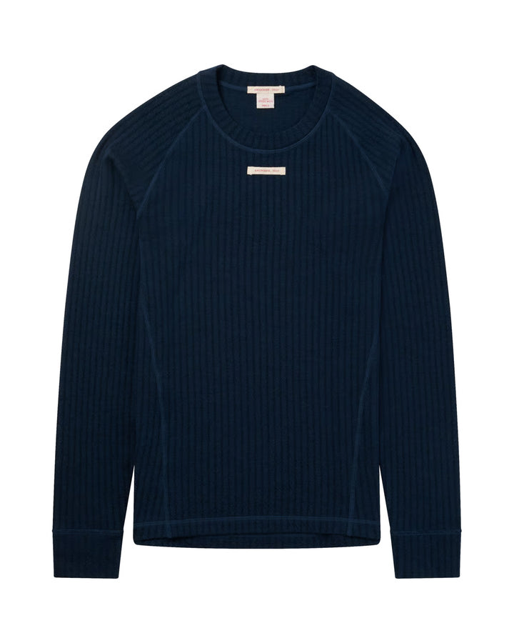 Amundsen Sports Hero's Hide Crew Neck Mens Faded Navy