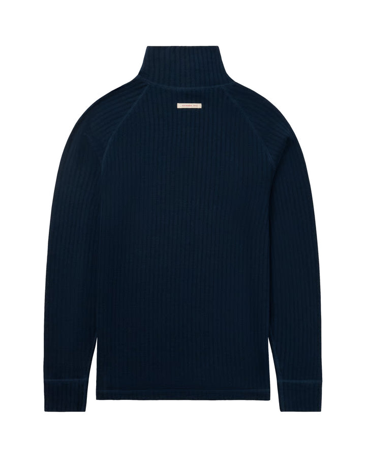 Amundsen Sports Hero's Hide Half Zip Mens Faded Navy/Logo