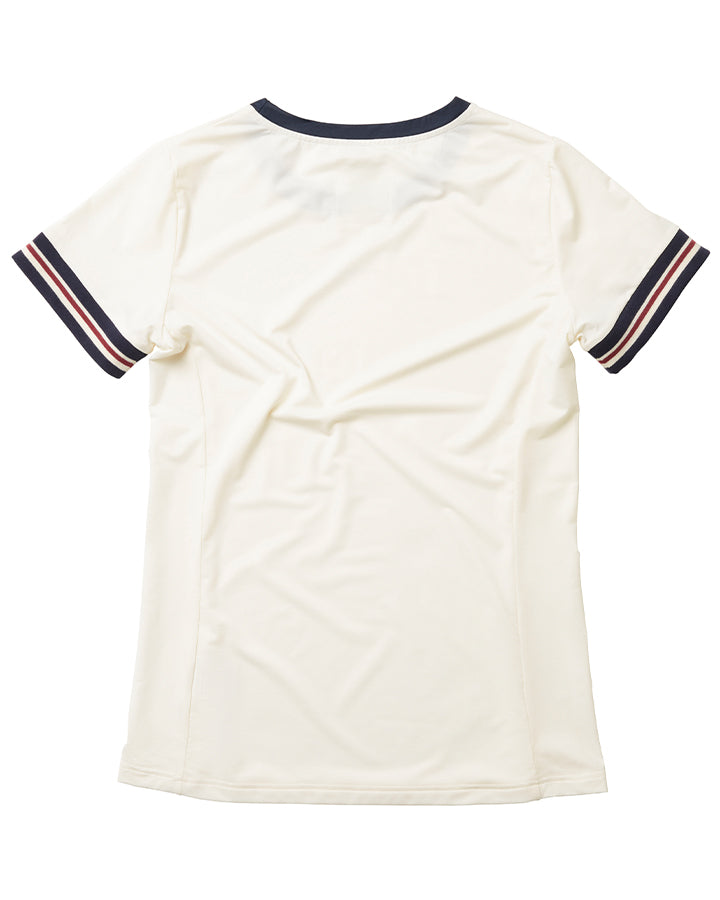 YMR Track Club Utö Lds Performance T-shirt Off-White