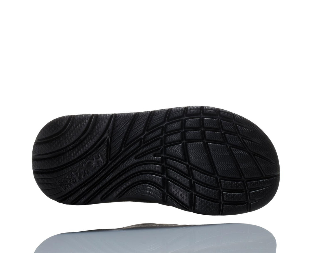 Hoka M ORA RECOVERY FLIP Black/Dark Gull Gray