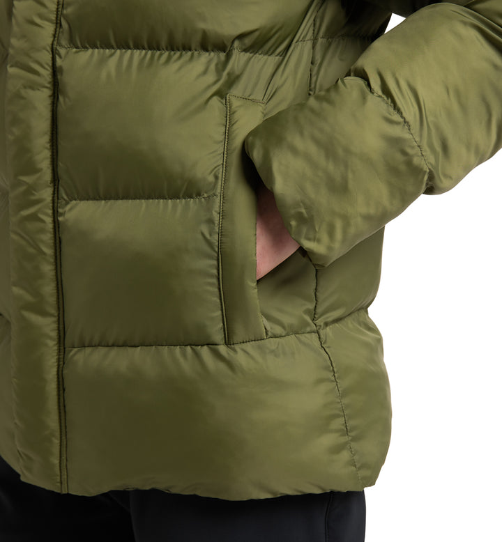 Haglöfs Puffy Mimic Hood Women Olive Green