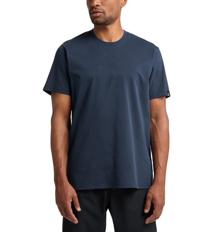 Haglöfs Camp Tee Men Tarn Blue Solid