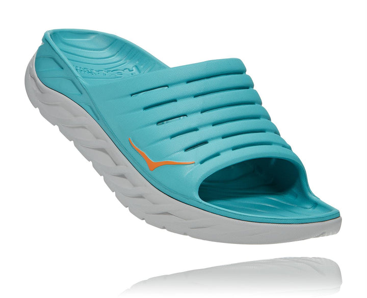 Hoka M ORA RECOVERY SLIDE Aquarelle/Blazing Orange