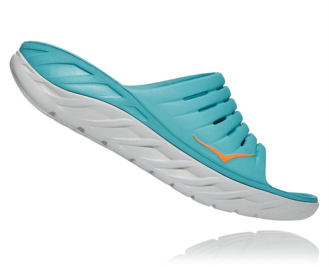 Hoka M ORA RECOVERY SLIDE Aquarelle/Blazing Orange