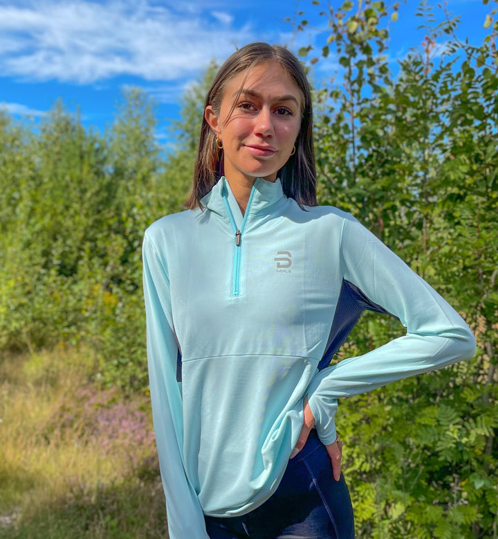 Dæhlie Long Sleeve Run Wmn Iced Aqua