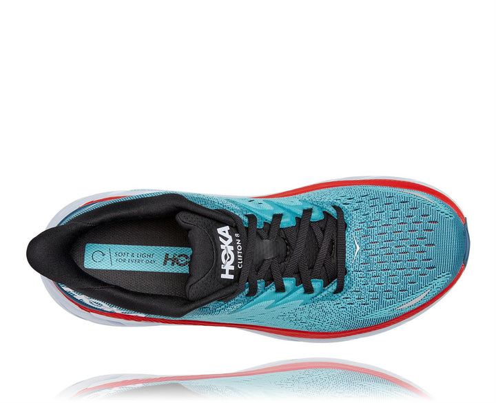 Hoka M CLIFTON 8 Real Teal / Aquarelle